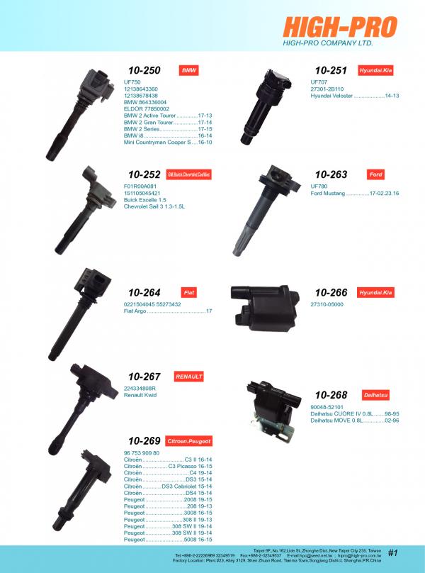 Product Catalog - new items - March 2019