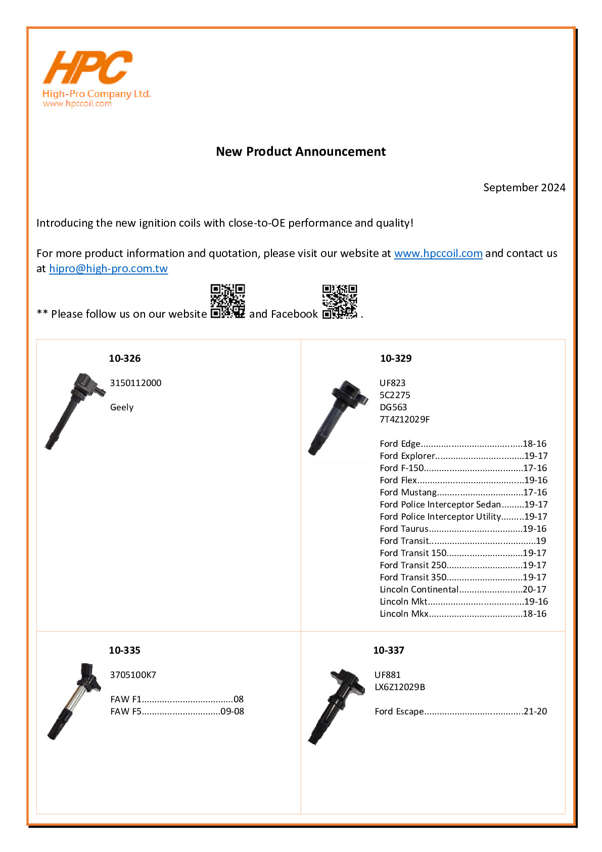 New Product Announcement_September 2024 